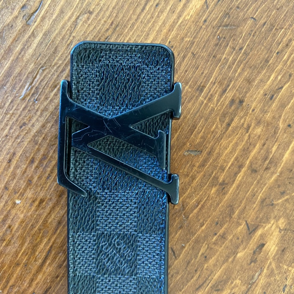 Louis Vuitton Belt Damier Graphite Black/Grey